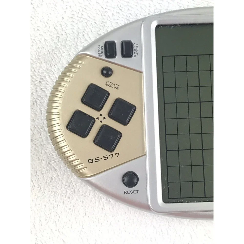Sudoku Pocket Video Game Handheld Electronic Grid Boxes Digital Puzzle Tested